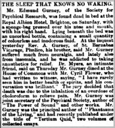 Edmund Gurney 1888